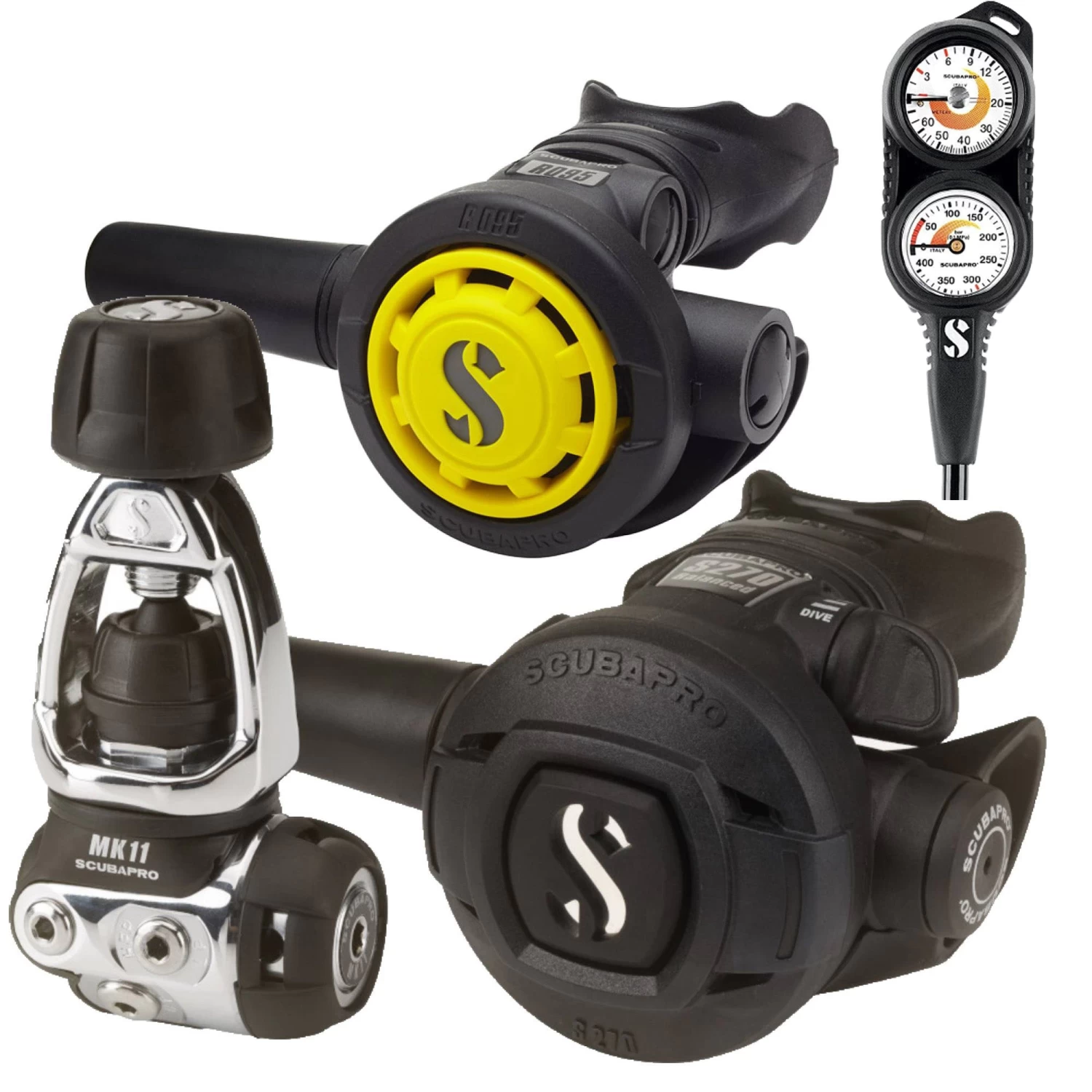 Scubapro MK11 S270 & R095 Octopus Regulator Set - Image 3