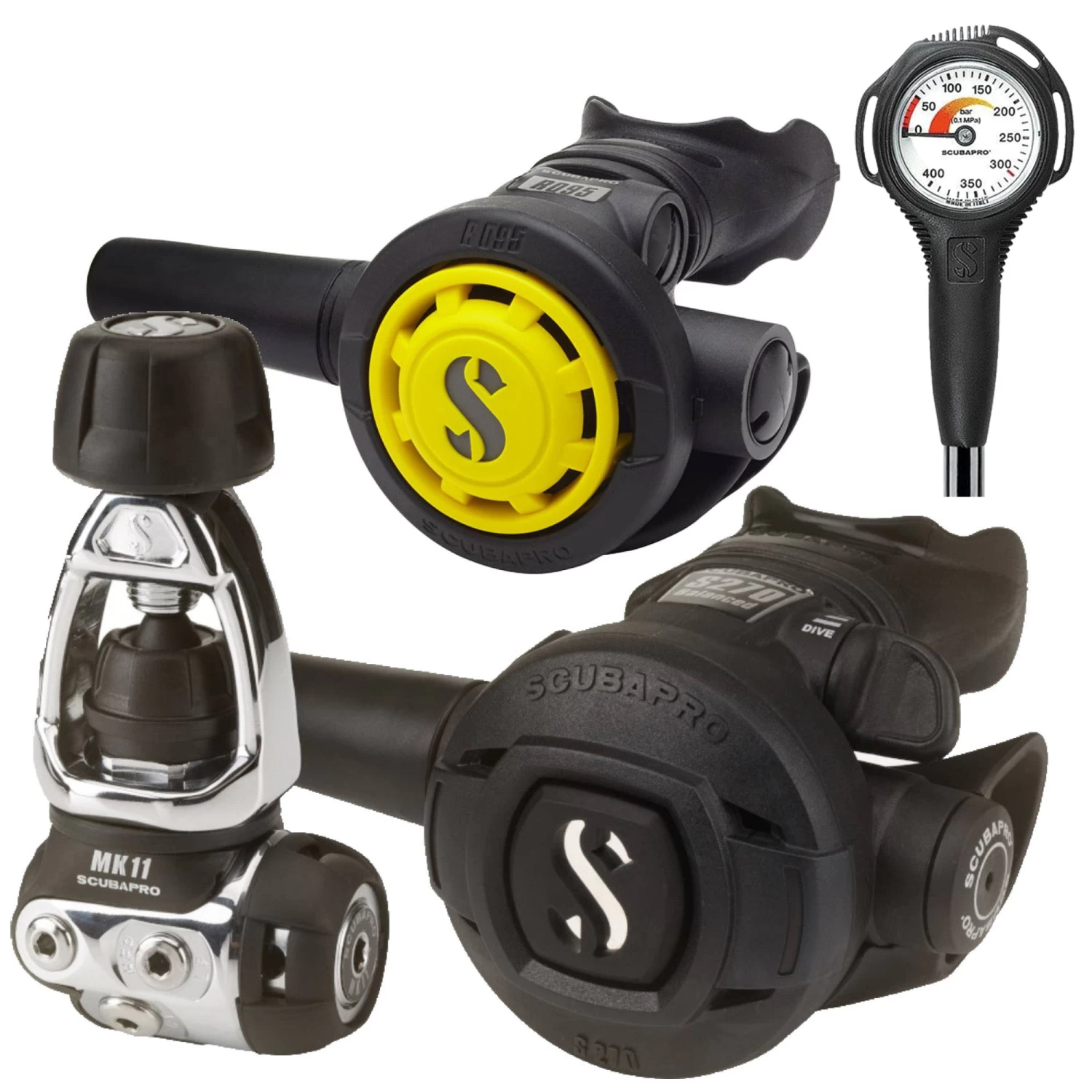 Scubapro MK11 S270 & R095 Octopus Regulator Set - Image 6