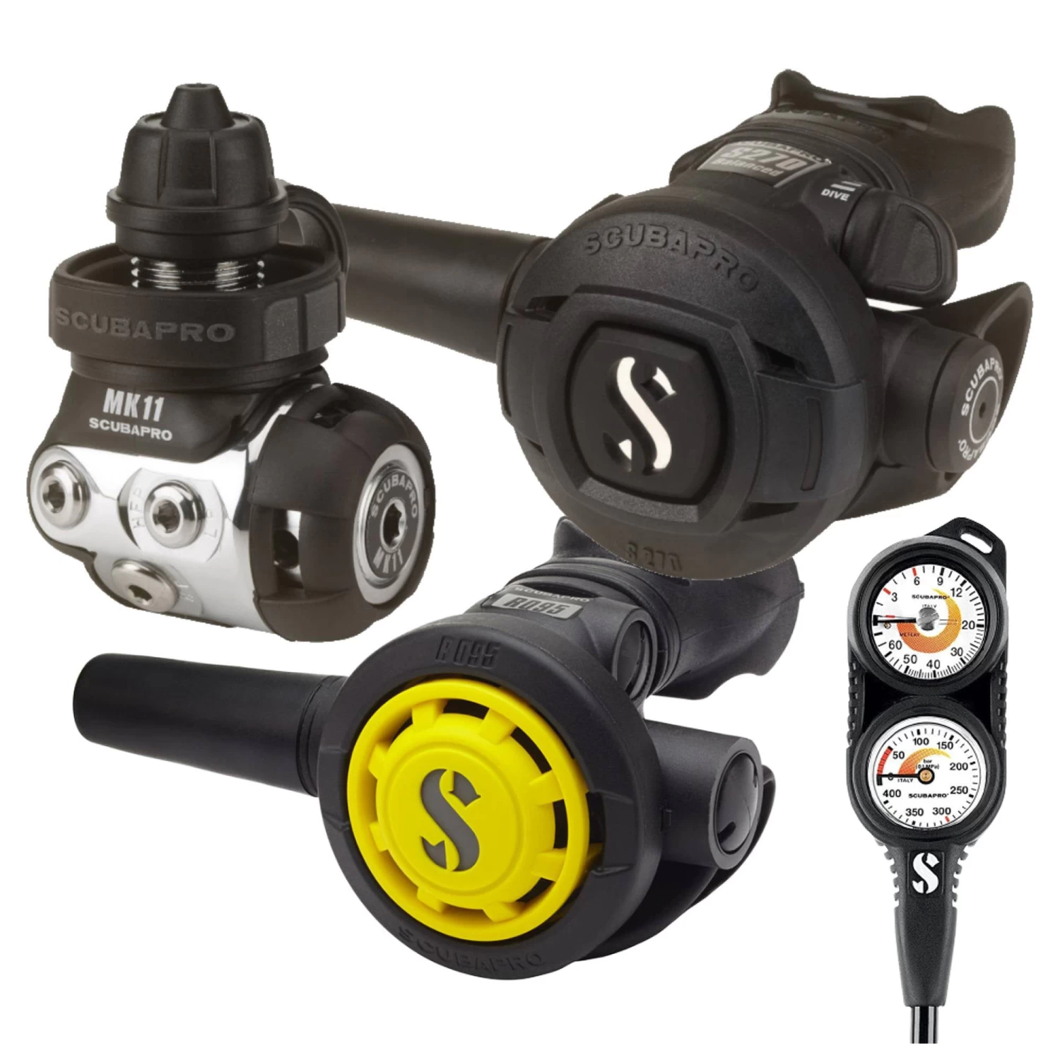 Scubapro MK11 S270 & R095 Octopus Regulator Set - Image 4