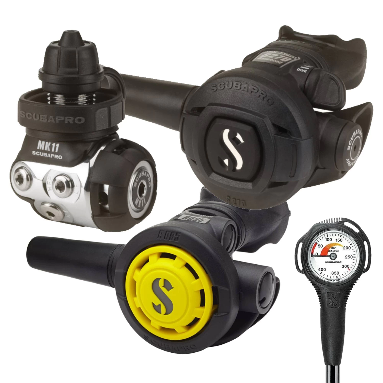 Scubapro MK11 S270 & R095 Octopus Regulator Set - Image 5