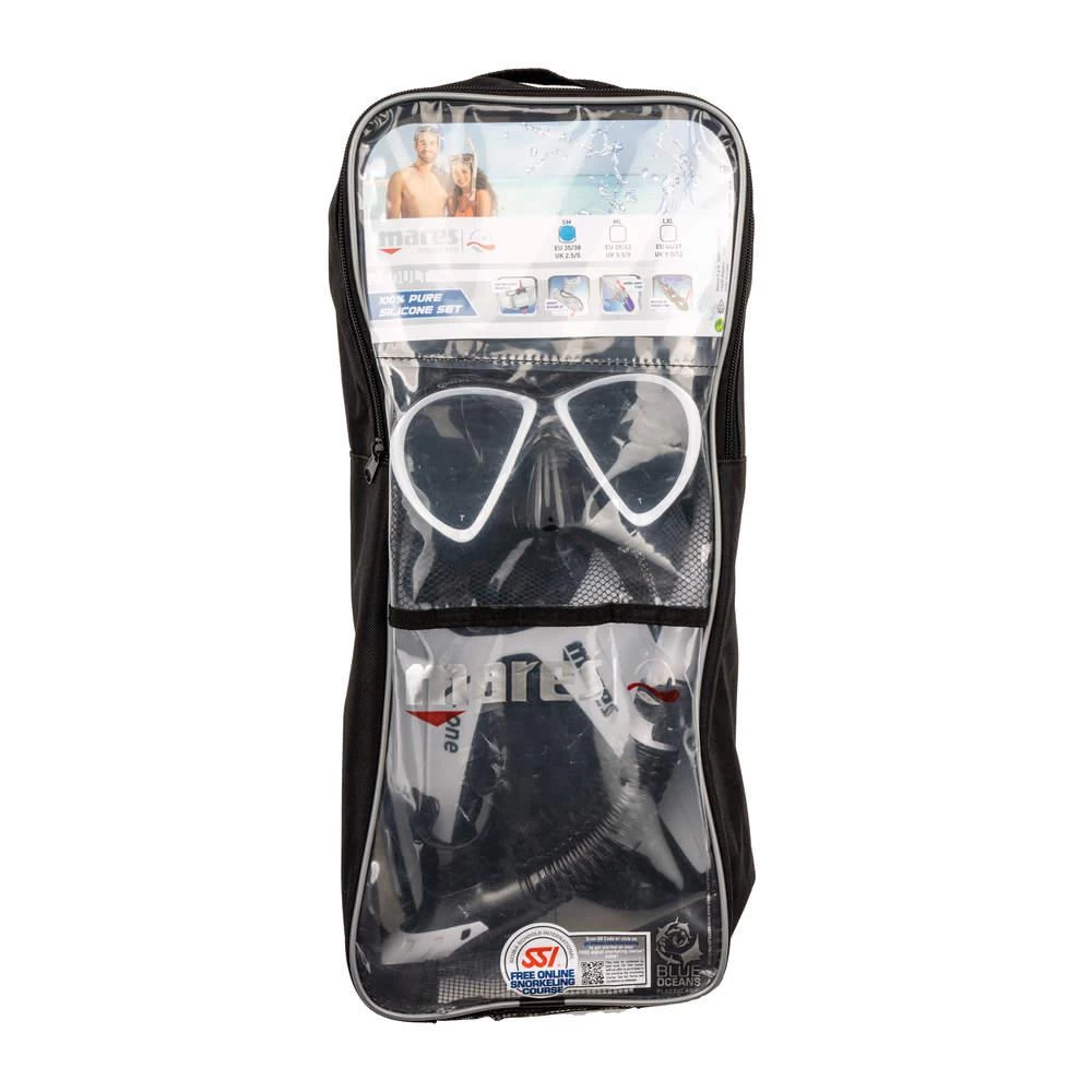 Mares X-One Marea Mask, Snorkel And Fin Set - Image 4