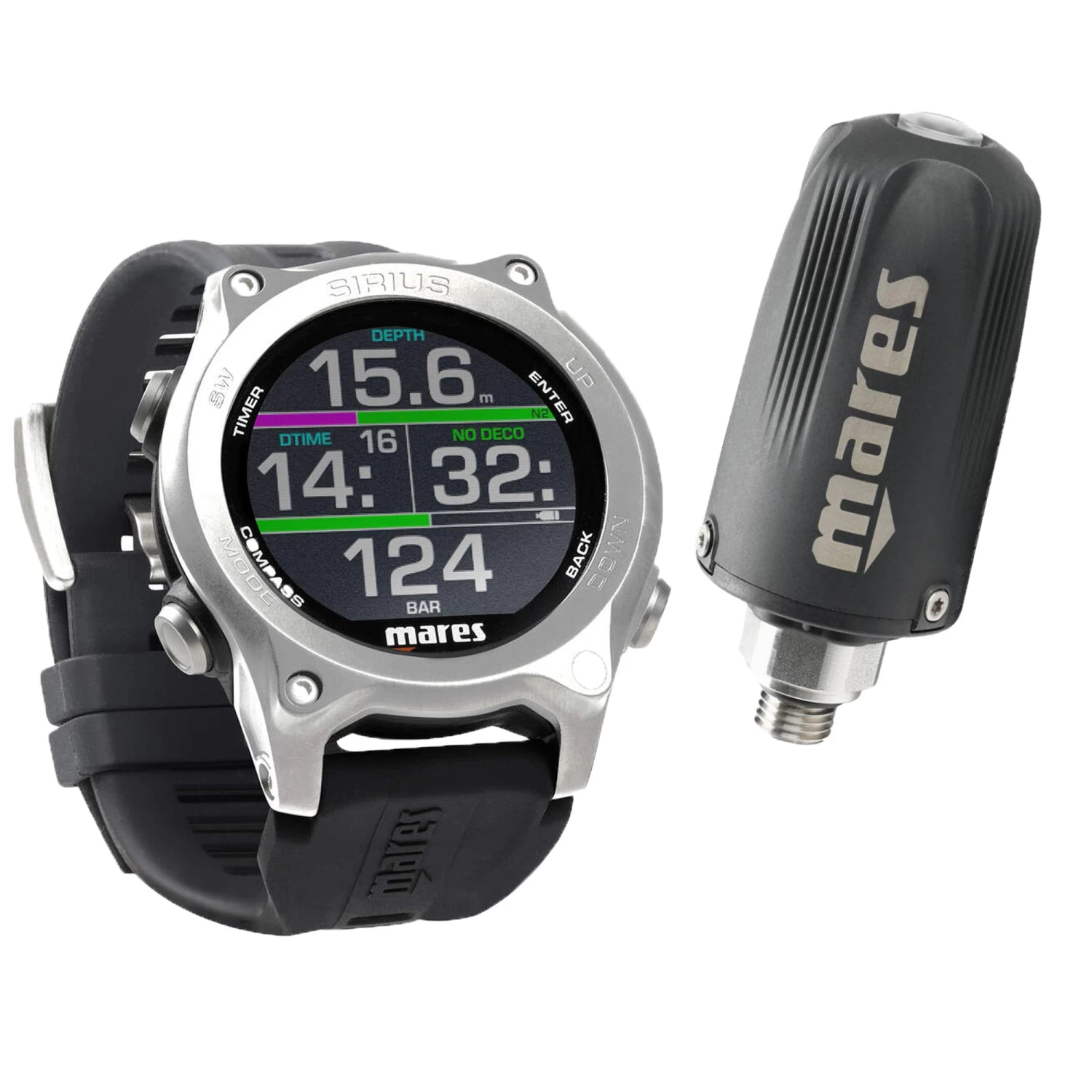Mares Sirius Dive Computer With Transmitter - Image 2