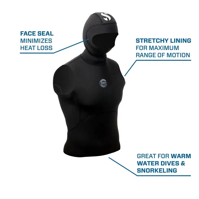 Scubapro Everflex Yulex 2.0 Vest With Hood - Image 3