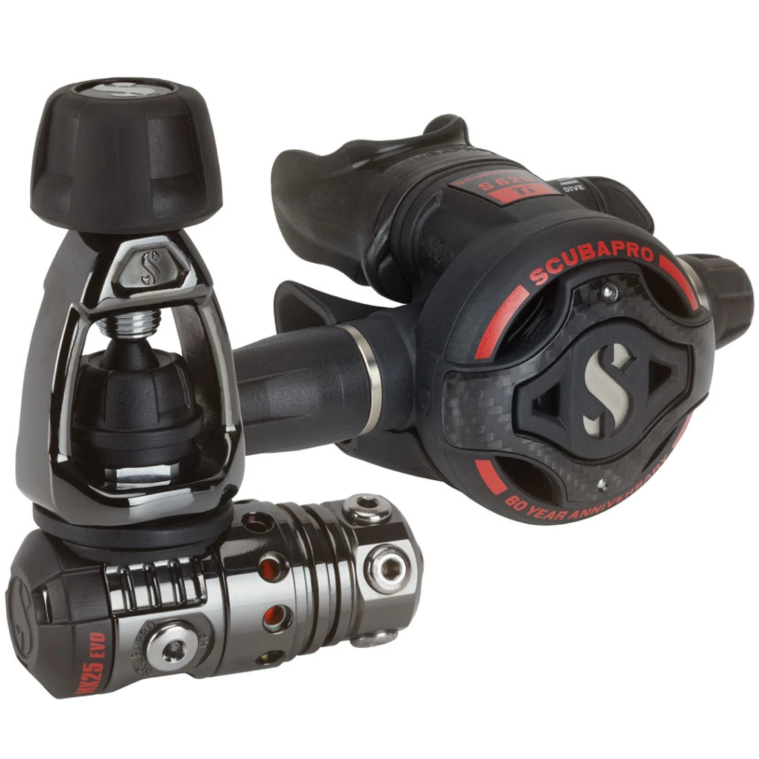 Scubapro MK25 EVO DIN300 / S620 Ti 60 Year Anniversary Edition Regulator 2023 - Image 2