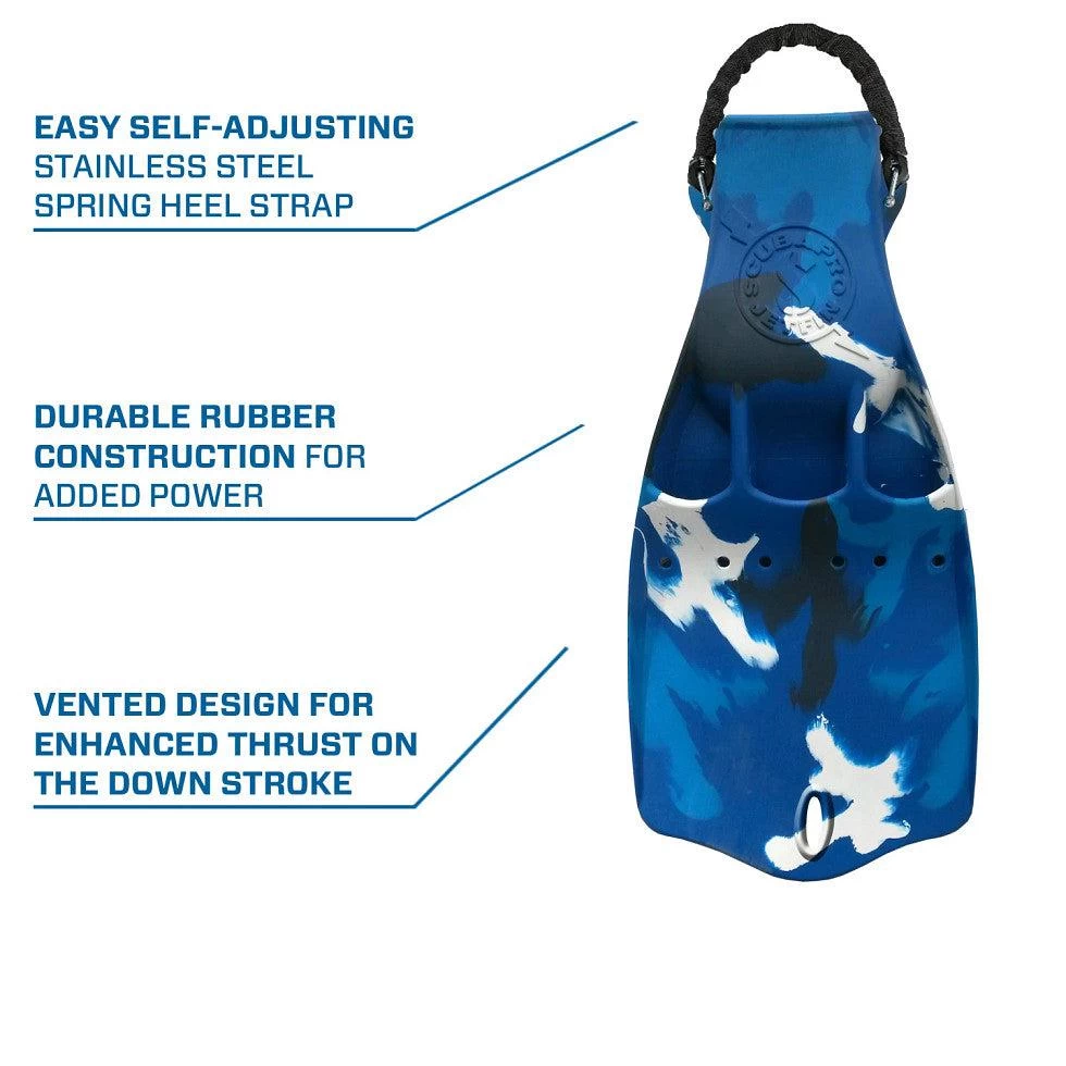Scubapro Jet Fin - Blue Camo - Image 2