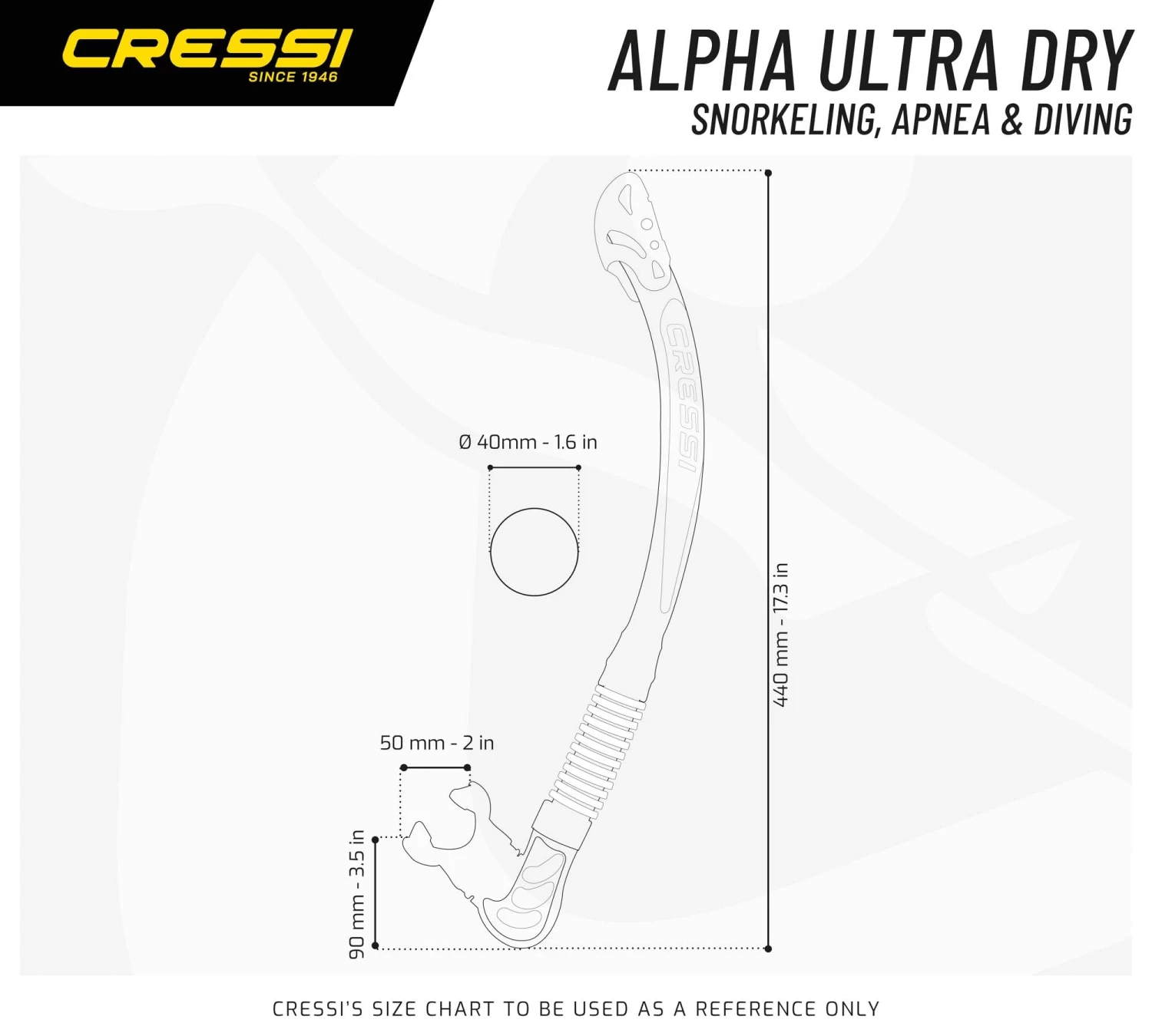 Cressi Alpha Ultra Dry Snorkel - Image 11