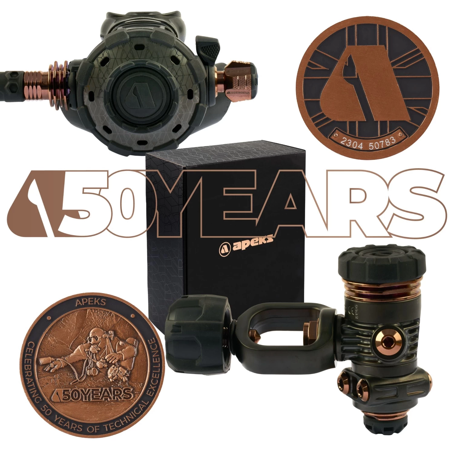 Apeks MTX-RC 50th Anniversary Limited Edition Regulator - Image 5